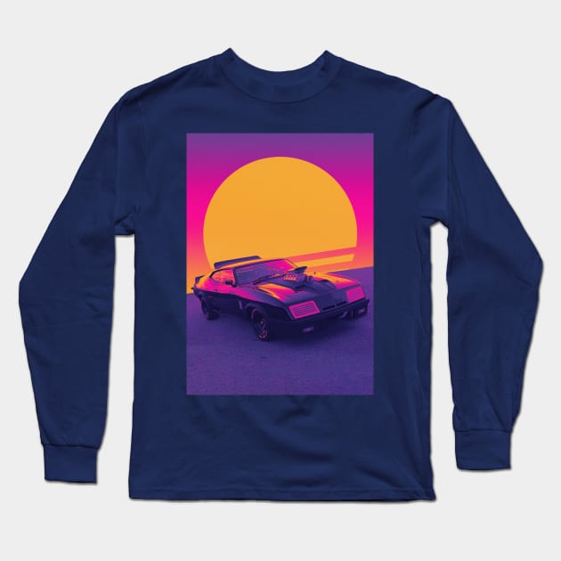 Mad Max Car Long Sleeve T-Shirt by mrcatguys